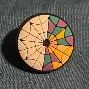 Wednesday Adams and Esther stained glass jibbitz croc charm